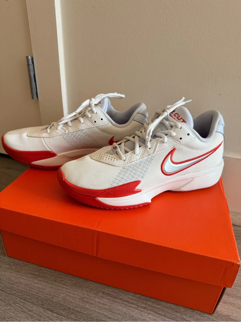 Nike Air Zoom GT Cut Academy 'White Picante Red' (Size 8 Mens / Size 9.5 Womens)